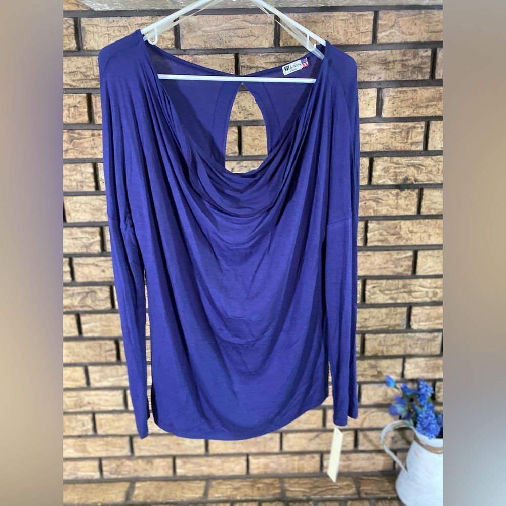 New kut from the kloth cowl neck blouse
